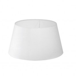 Biały abażur na lampę do salonu MOLLY 40 cm
